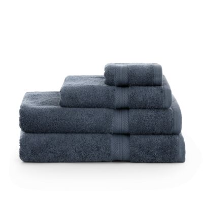 Handtuch aus 100 % gekämmter Baumwolle, 650 g. Denim Blue