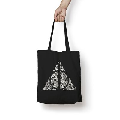 Tote bag 100% coton Reliques de la Mort 36x42 cm