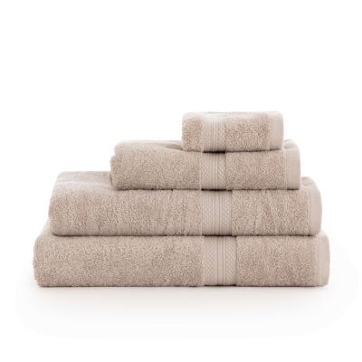 Handtuch aus 100 % gekämmter Baumwolle, 650 g. Moka