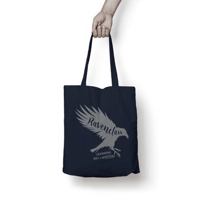 Einkaufstasche 100 % Baumwolle Ravenclaw Values ​​​​36x42 cm