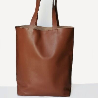 XL shoulder bag, TRIBECA Rubber.   Cow leather.
