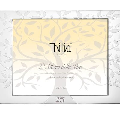 Photo Frame and Mirror 33x27 cm Silver "Tree of Life" Line 25th Anniversary