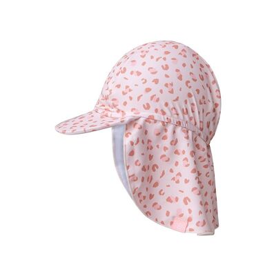 SE UV Cappellino da sole con stampa pantera rosa antico