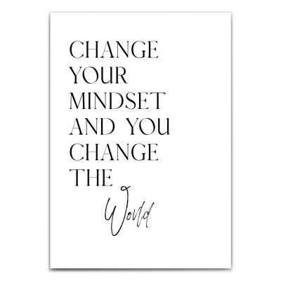 Change the World - Motivation Spruch Bild