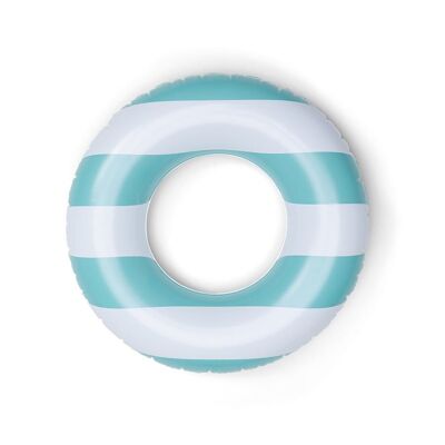 SE Swimming Ring Green White Striped 90 cm