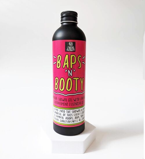 Shower Gel - Baps and Booty - lavender and peppermint