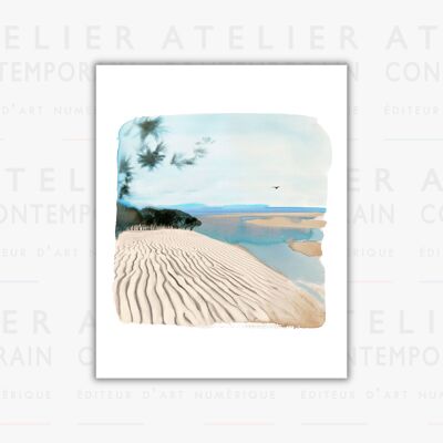 Tirage Fine Art - "Paysage de la dune" - Sophie Griotto