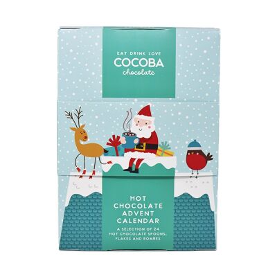 Calendario dell'Avvento con cioccolata calda Cocoba