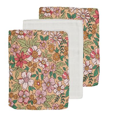 Salviette idrofile Blossom - 3 pezzi