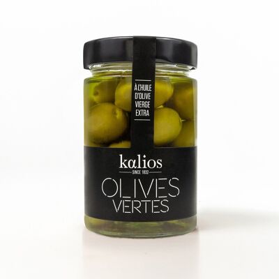 Grüne Oliven in Olivenöl 310g