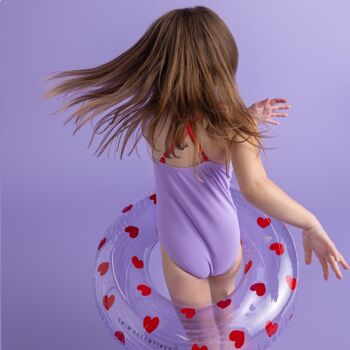 Maillot de bain fille SE UV violet 5