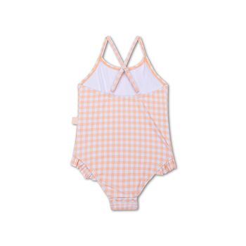 Maillot de bain fille SE UV Orange abricot 2