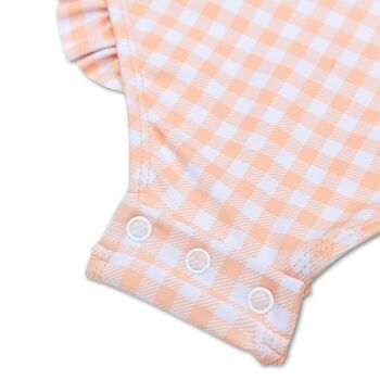 Maillot de bain fille SE UV Orange abricot 3