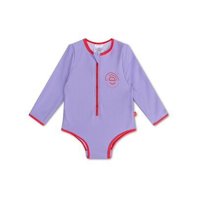 SE UV Long Sleeve Swimsuit Purple