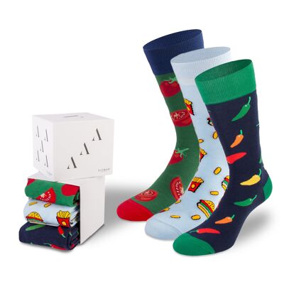 Coffret cadeau chili de PATRON SOCKS - PRATIQUE, INDIVIDUEL, PURE JOIE !