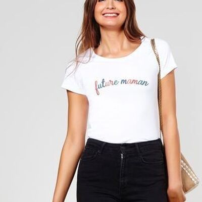 Zukünftiges Mama-T-Shirt für Damen