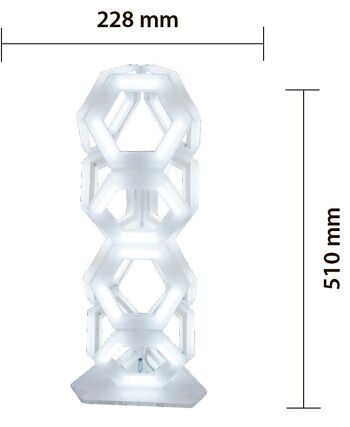 Lampe de table C12 - blanche 4