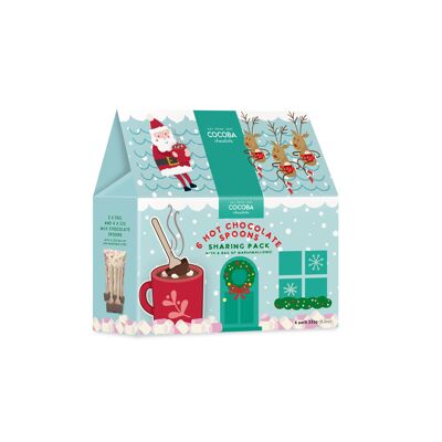 Familienpackung mit heißen Schokoladenlöffeln, 6er-Pack (2x50g, 4x33g)