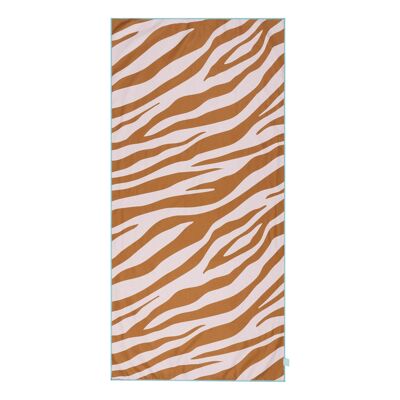 SE Mikrofaserhandtuch Orange Zebra 180 x 90 cm