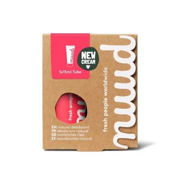 Déodorant Vegan - Starter Pack Rouge | Nouvelle crème 1