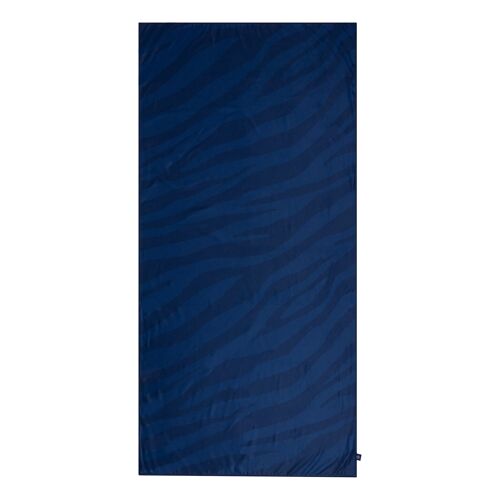 SE Microvezel Handdoek Blauw Zebra 135 x 65 cm