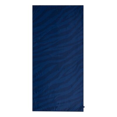 SE Serviette Microfibre Zèbre Bleu 135 x 65 cm