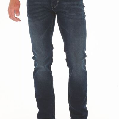 Overdyed stretch jeans