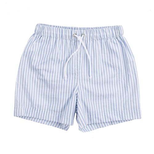 SE UV Zwemshort Jongens/Mannen Blauw Wit gestreept