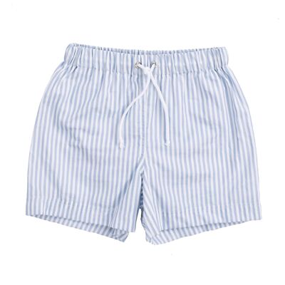 SE UV Swim Shorts Boys/Men Blue White striped
