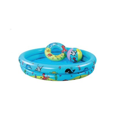 Ensemble piscine pour enfants Animaux marins Ø 120 cm
