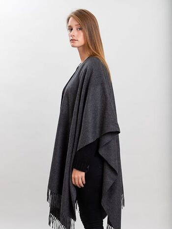 Poncho Warmi Noir 3