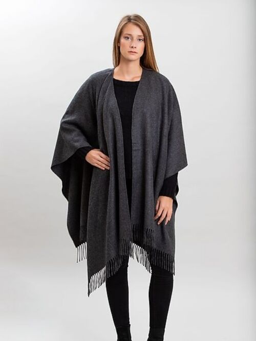 Poncho Warmi Noir