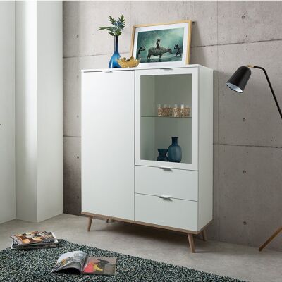Dresser with 2 Doors and 2 Drawers H140 cm - COPENHAGEN