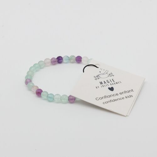 Bracelet enfant Confiance Fluorite