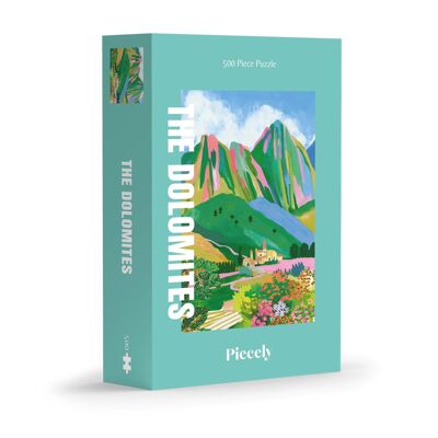 Puzzle Los Dolomitas, 500 piezas