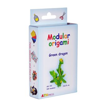 Kit d'Assemblage Modulaire Origami Green Dragon 3
