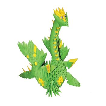 Kit d'Assemblage Modulaire Origami Green Dragon 4