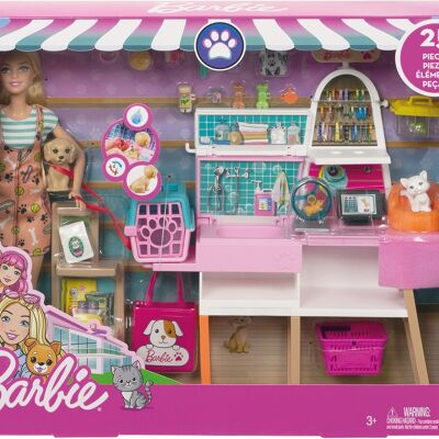 Barbie y su tienda de mascotas