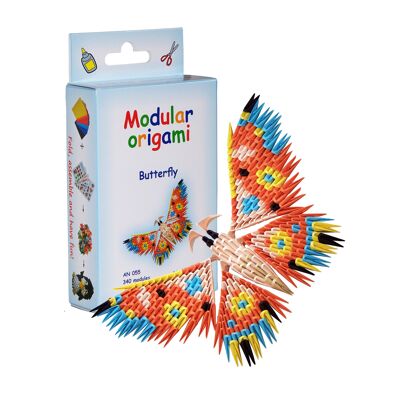 Kit para Ensamblar Mariposa Modular Origami