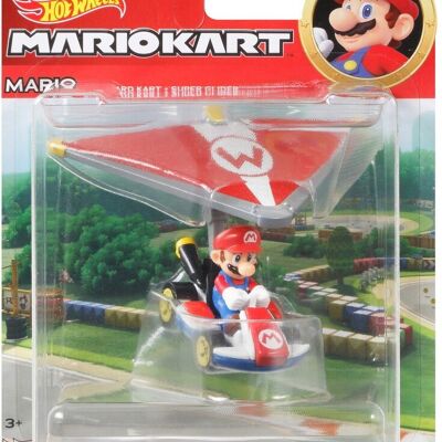 Véhicule Aile Hot Wheels Mario - Modèle choisi aléatoirement