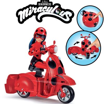 Miraculous Scooter Et Poupée Ladybug