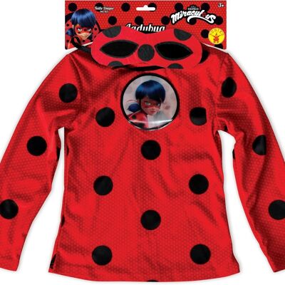 Top + Loup Ladybug Miraculous - Taille 6/8 ans