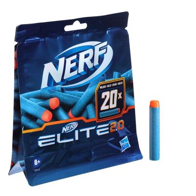 Ricarica 20 freccette Nerf Elite 2.0