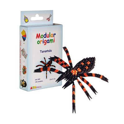 Kit zum Zusammenbauen der modularen Origami-Vogelspinne