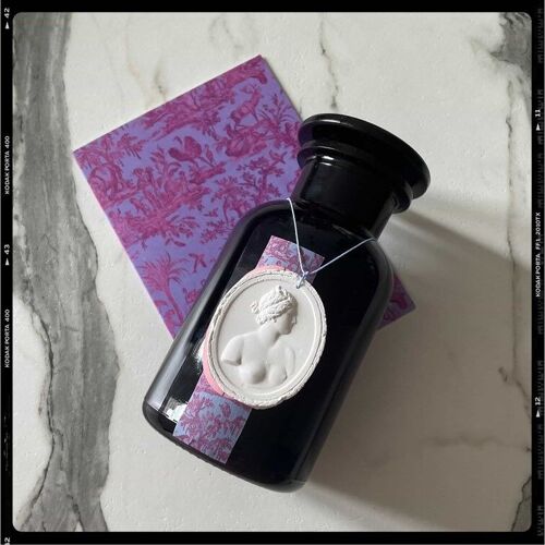 BOUGIE PARFUMÉE APOTHICAIRE | BOIS SACRÉ | TOILE DE JOUY | 250G