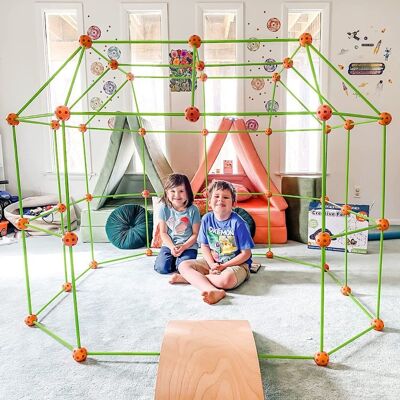MAGICASTLE: Cabin Building Kit for Children - 175 pieces