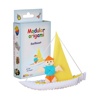 Kit for Assembling Modular Origami Sailboat