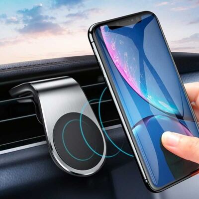 MAGNET MOUNT: Magnetic Support for Smartphone and GPS with Mounting on Air Vent