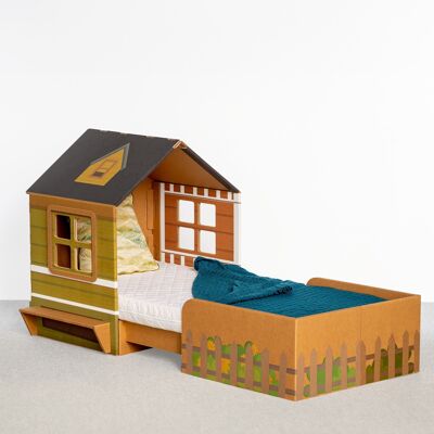 Bed for children HOUSE - printed Set 10 pcs.