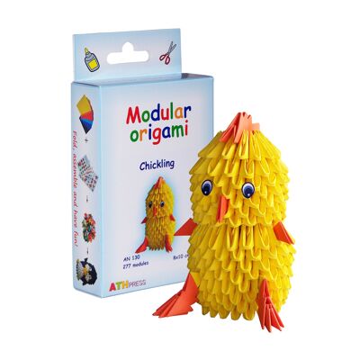 Kit zum Zusammenbauen von modularen Origami-Chicken